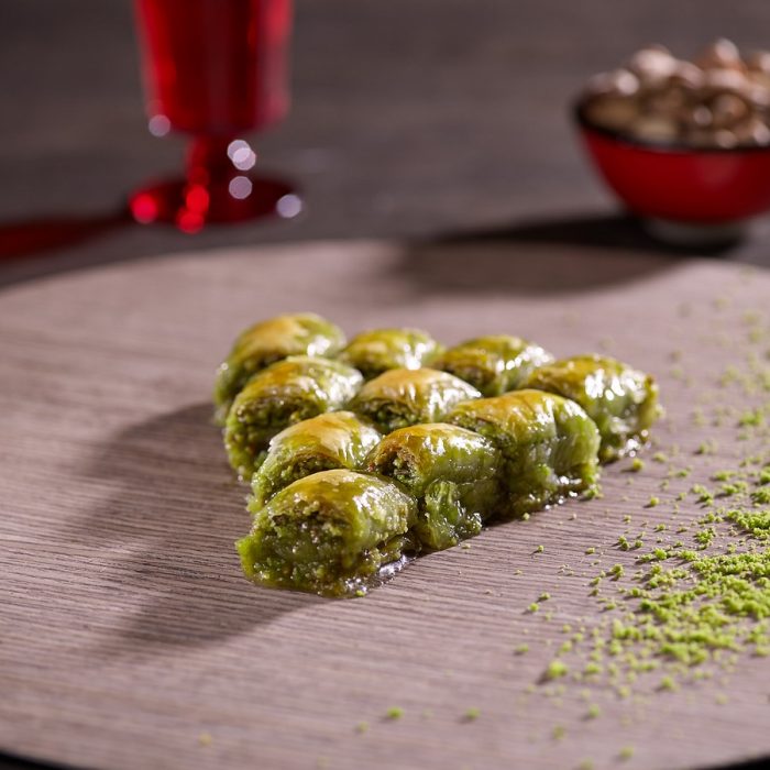 fıstıklı antep özel minik dilim baklava